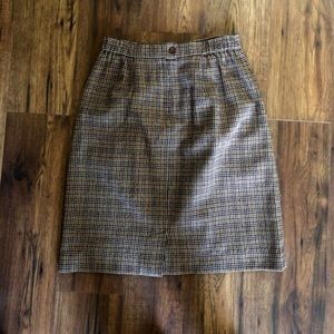 80s/90s Vintage Joan Leslie Wool Skirt
